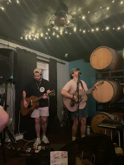 Race James and Matt Caron performing live at BarrelHouse