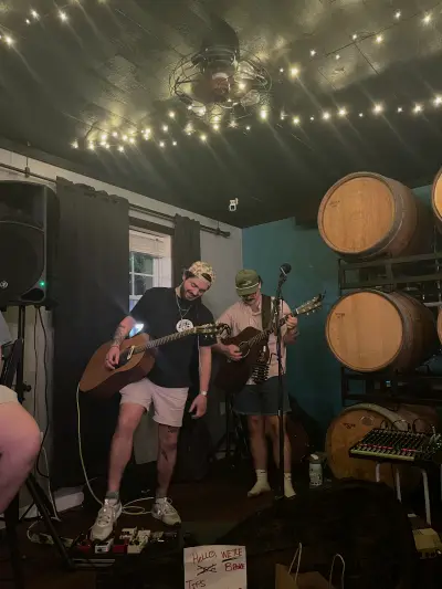 Race James and Matt Caron performing live at BarrelHouse