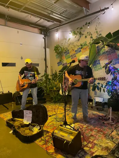 Race James and Matt Caron performing live at High Nine brewing company